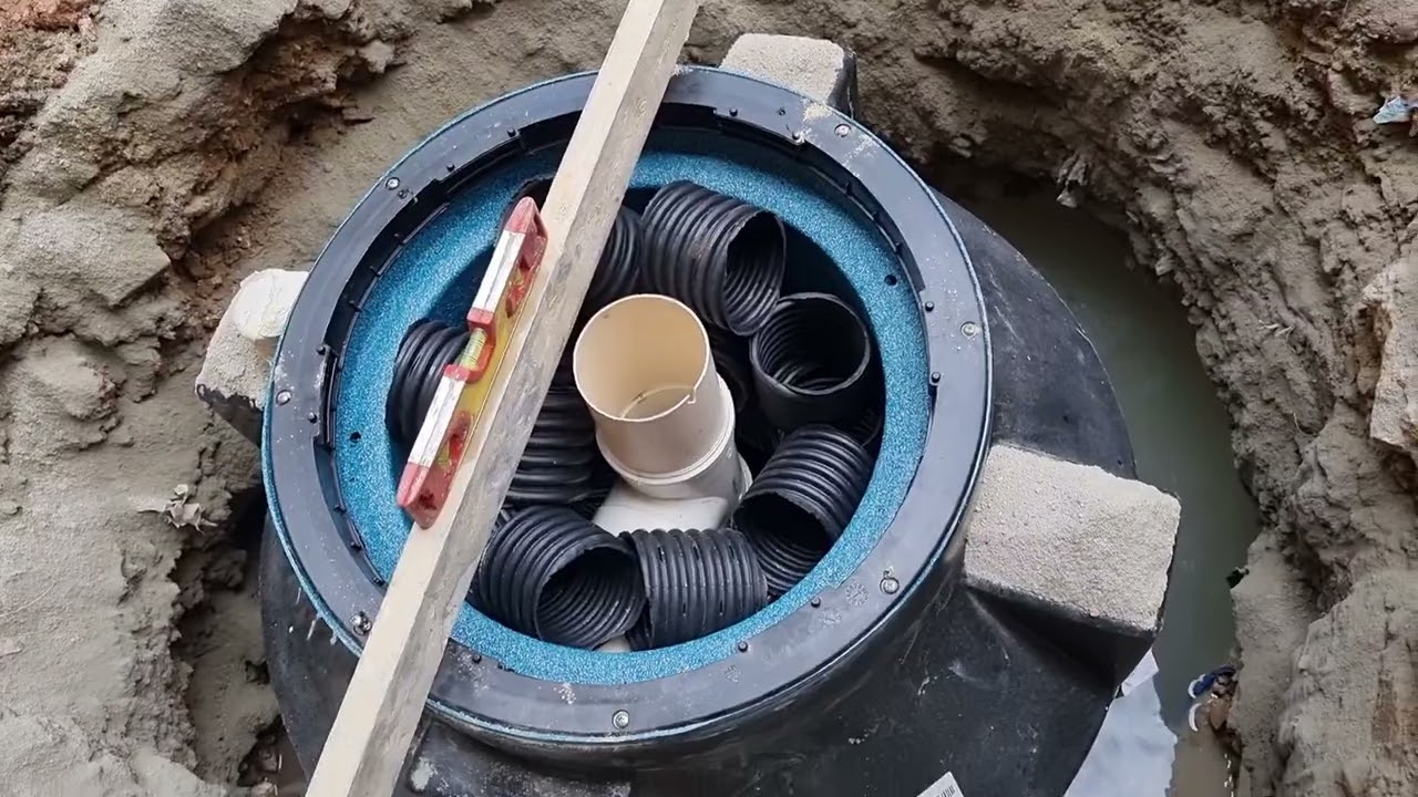 INSTALAÇÃO DA CAIXA BIODIGESTOR COM DETALHES!!!!