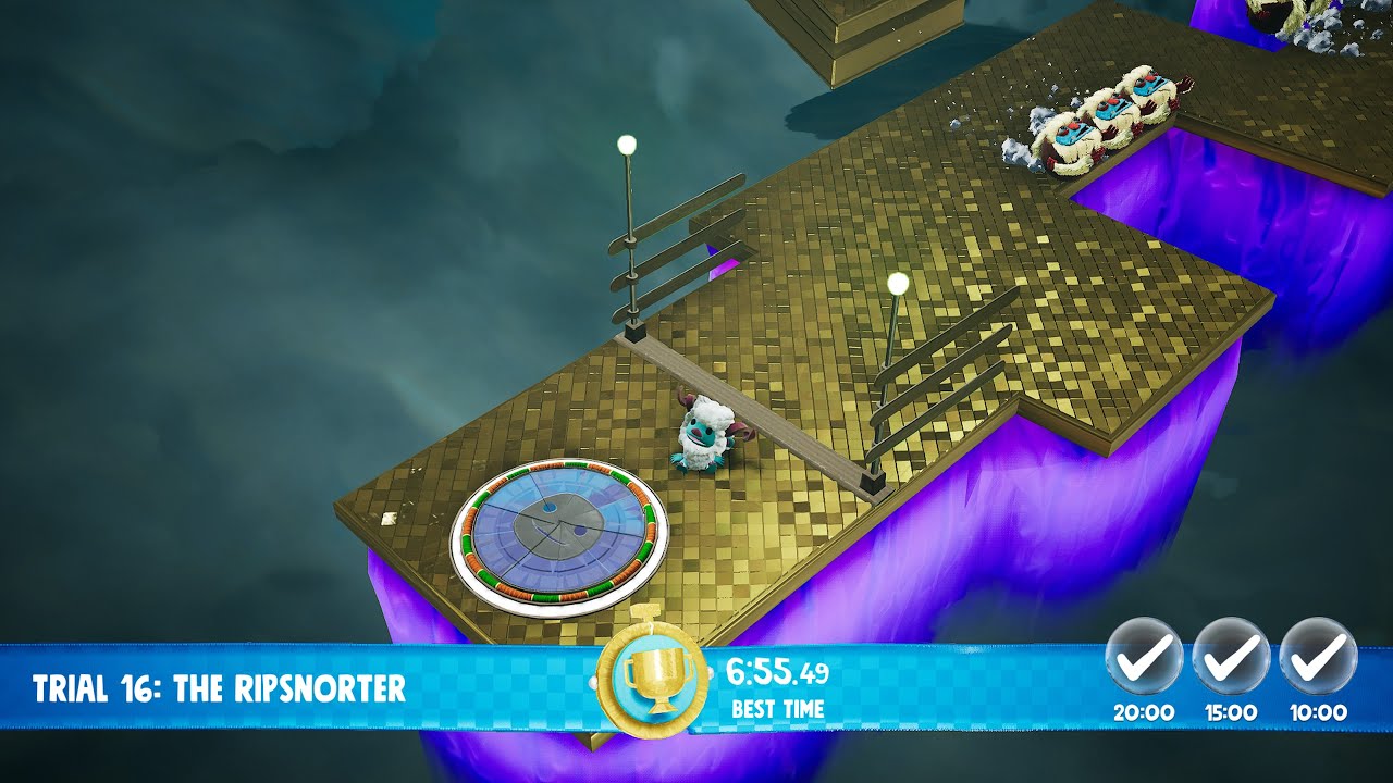 Sackboy: A Big Adventure - Final Knitted Knight Time Trial: The Ripsnorter - No Risk, No Rush, Easy