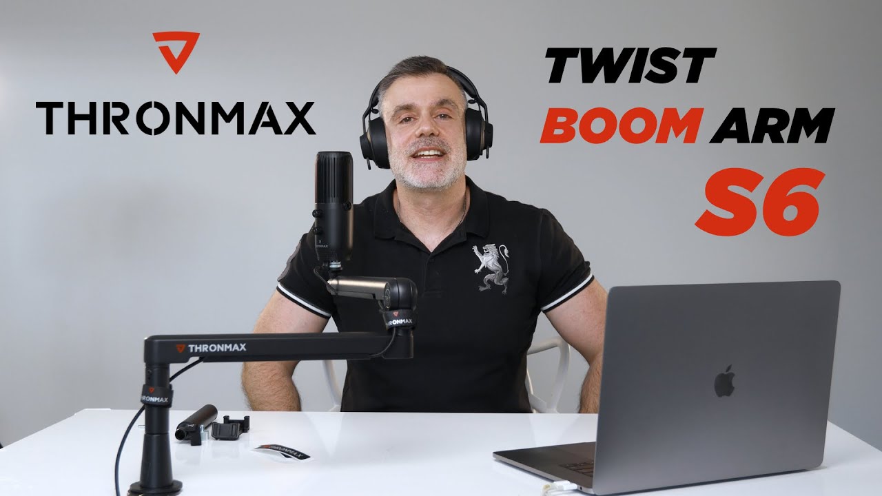 Thronmax Low Profile Twist Boom Arm for Streaming and Podcasting