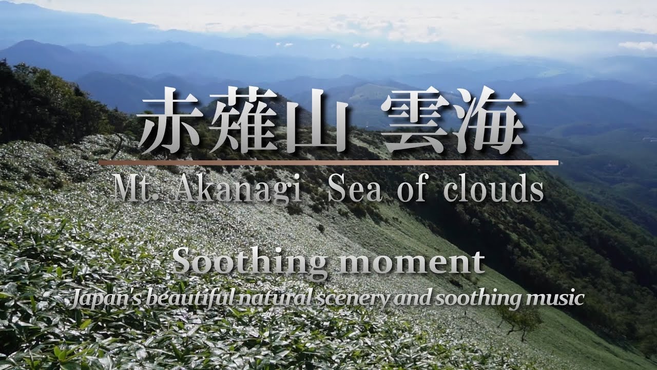 赤薙山 雲海 Mt. Akanagi  Sea of clouds  関東平野に広がる雲海と女峰山 #日光市 #japan #beautiful #scenery #relaxation