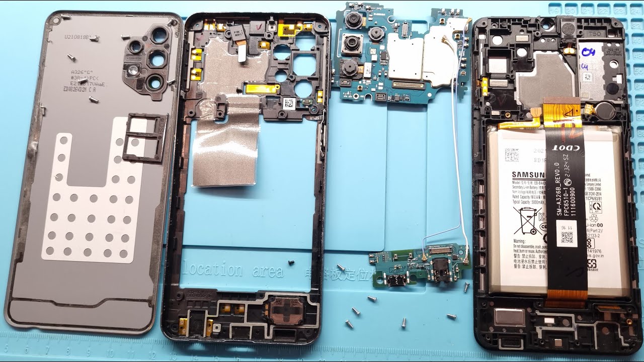 Samsung Galaxy A32 5G  disassembly (LCD replacement)