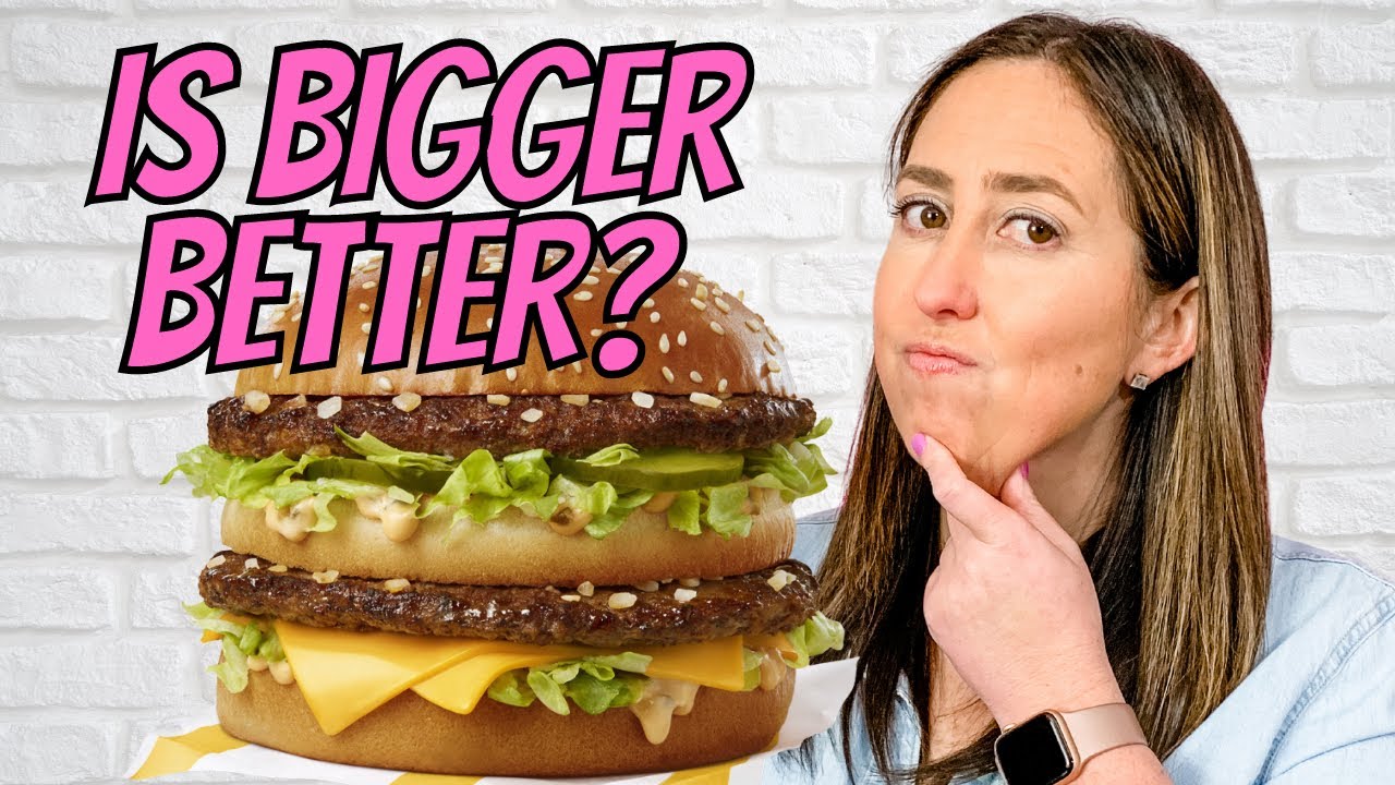 Is Bigger Better?? | McDonald's Grand Big Mac vs Classic Big Mac