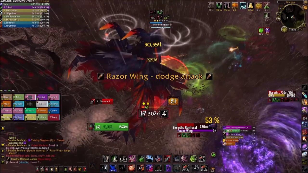 Elerethe Renferal Mythic rogue picaro PoV