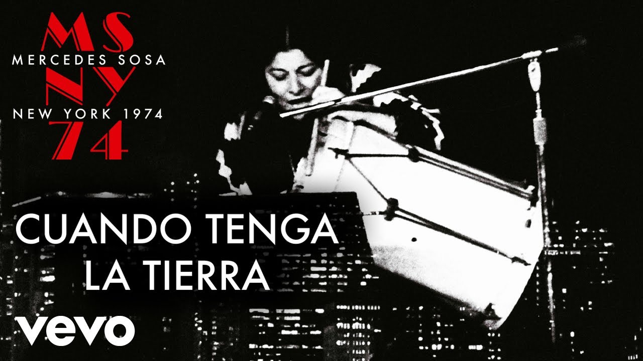 Mercedes Sosa - Cuando Tenga la Tierra (En Vivo NY) (Official Video)