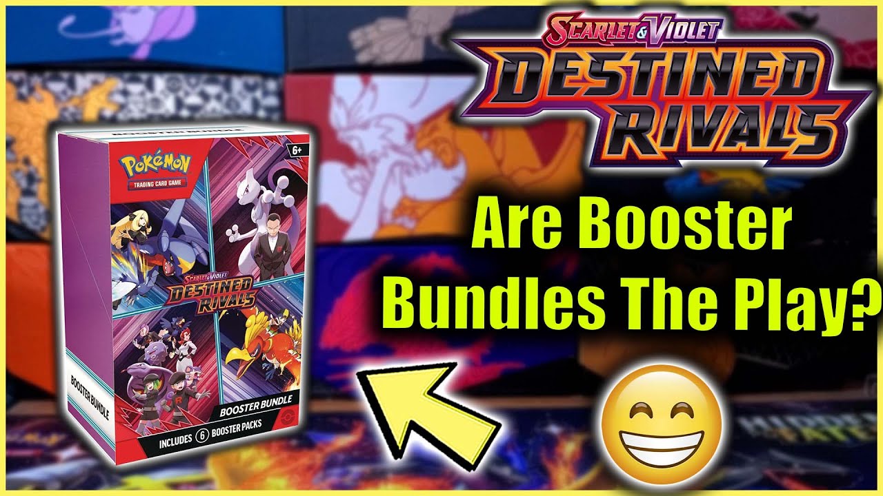 Opening Pokémon TCG Scarlet & Violet Destined Rivals Booster Bundle