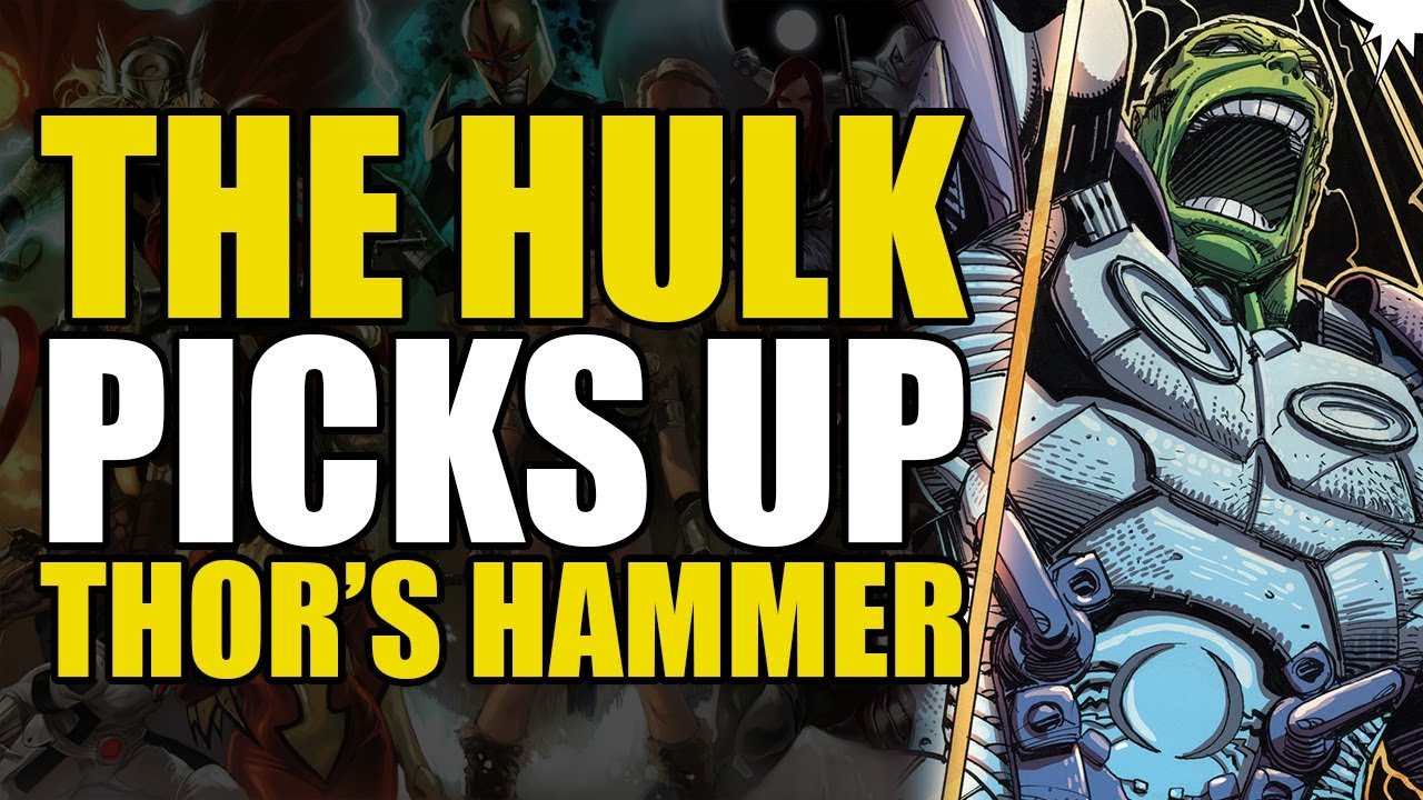 The Hulk Lifts Thor's Hammer! (Indestructible Hulk: Gods & Monsters)