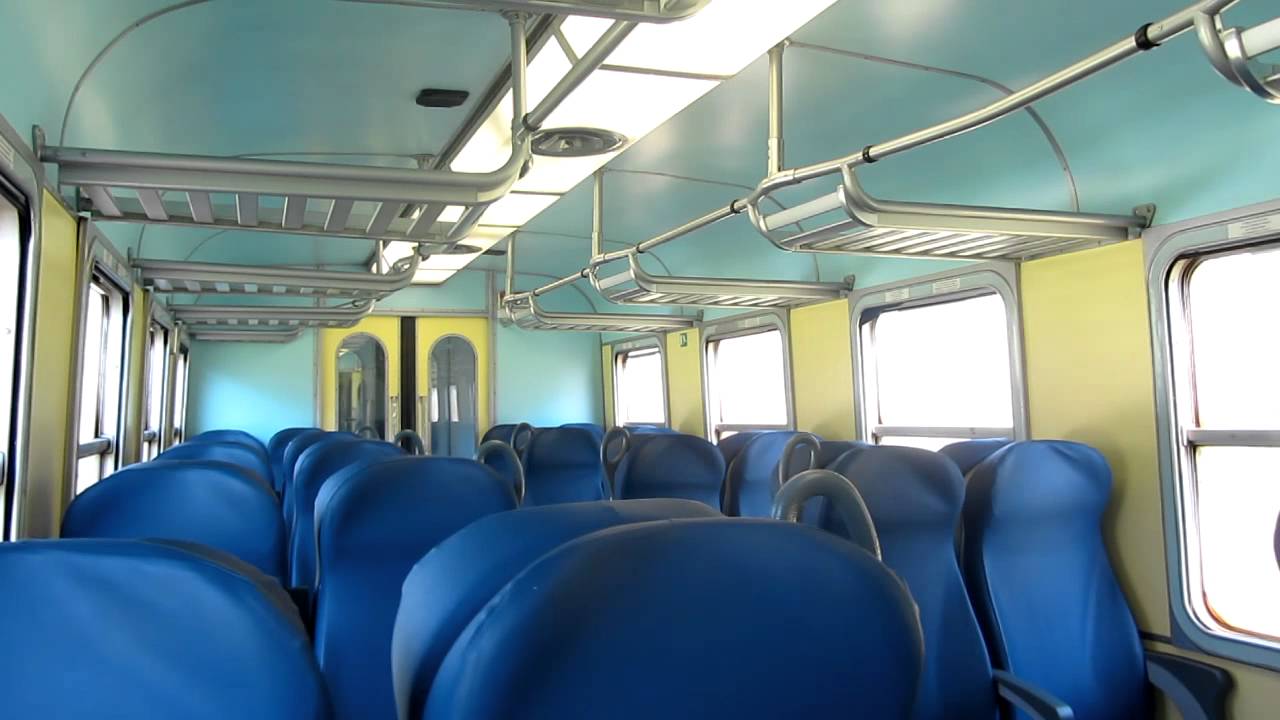 A bord d'une motrice ALe 803 des FS, chemin de fer italien