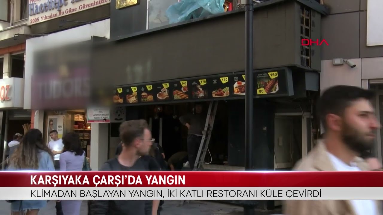 KARŞIYAKA ÇARŞI’DA YANGIN
