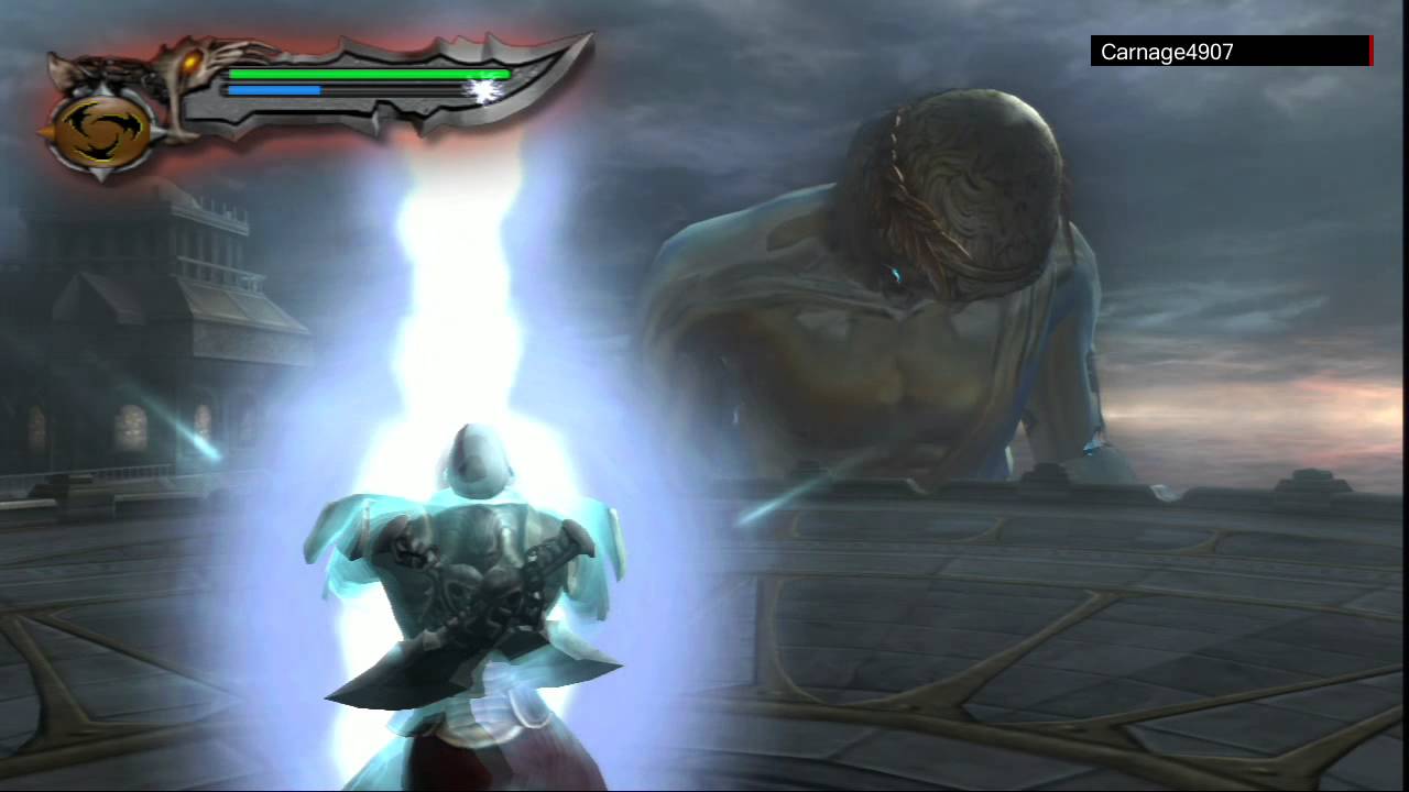 God of war 2 Colossus of Rhodes Boss Battle
