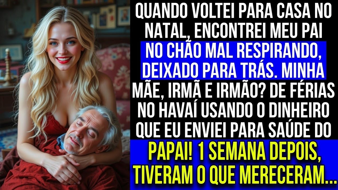 Cheguei em casa no Natal e encontrei meu pai caído sozinho  A família estava no Havaí, gastando
