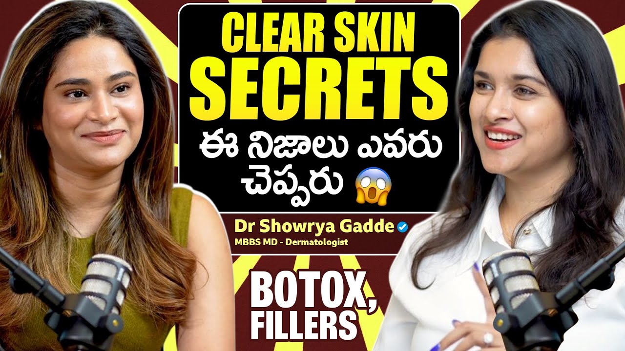 How to Get Clear, Glowing Skin Naturally | Dermatologist Reveals REAL Skin Care Secrets 😱 Dr.Showrya