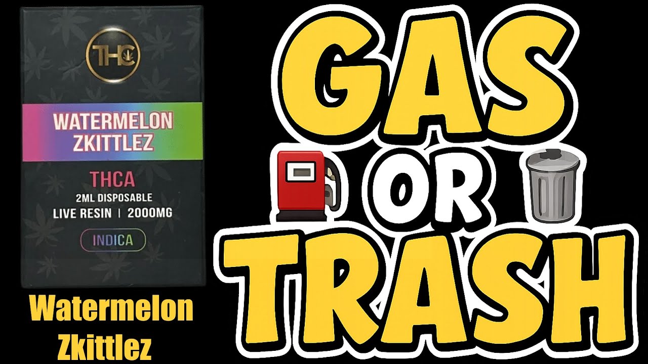 I Was NOT Ready for This Watermelon Zkittles THCA Cart 😵💨 | Gas ⛽️ or Trash 🗑️