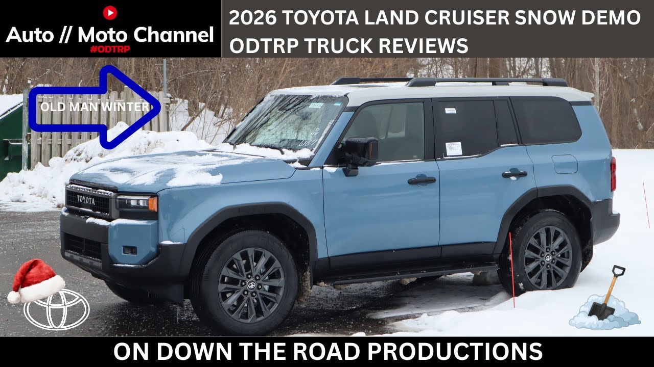 2026 Toyota Land Cruiser Review: Two-Tone Heritage White Premium Package and Real World Snow Demo