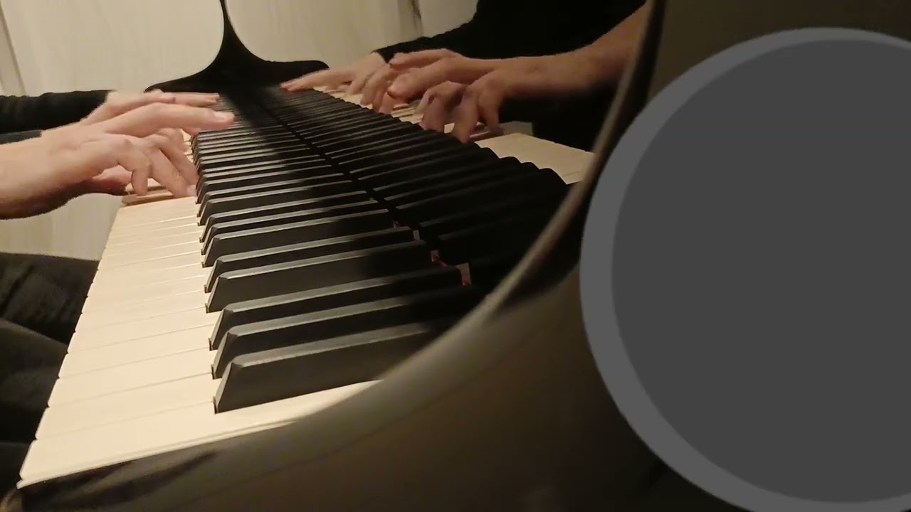 バトル1　Romancing SaGa2 REVENGE OF THE SEVEN -Battle of the Emperor-piano four hands  ロマサガ2 　ピアノ連弾