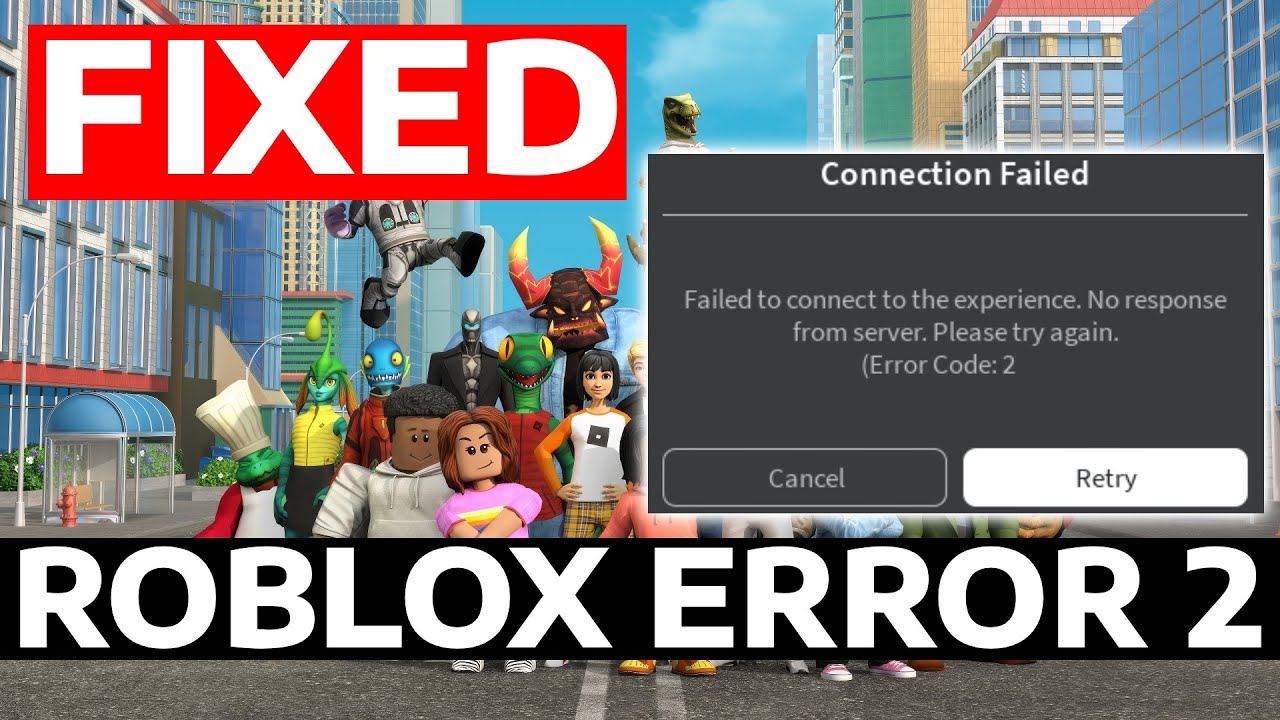 How To Fix Roblox Error Code 2 on PC & Laptop