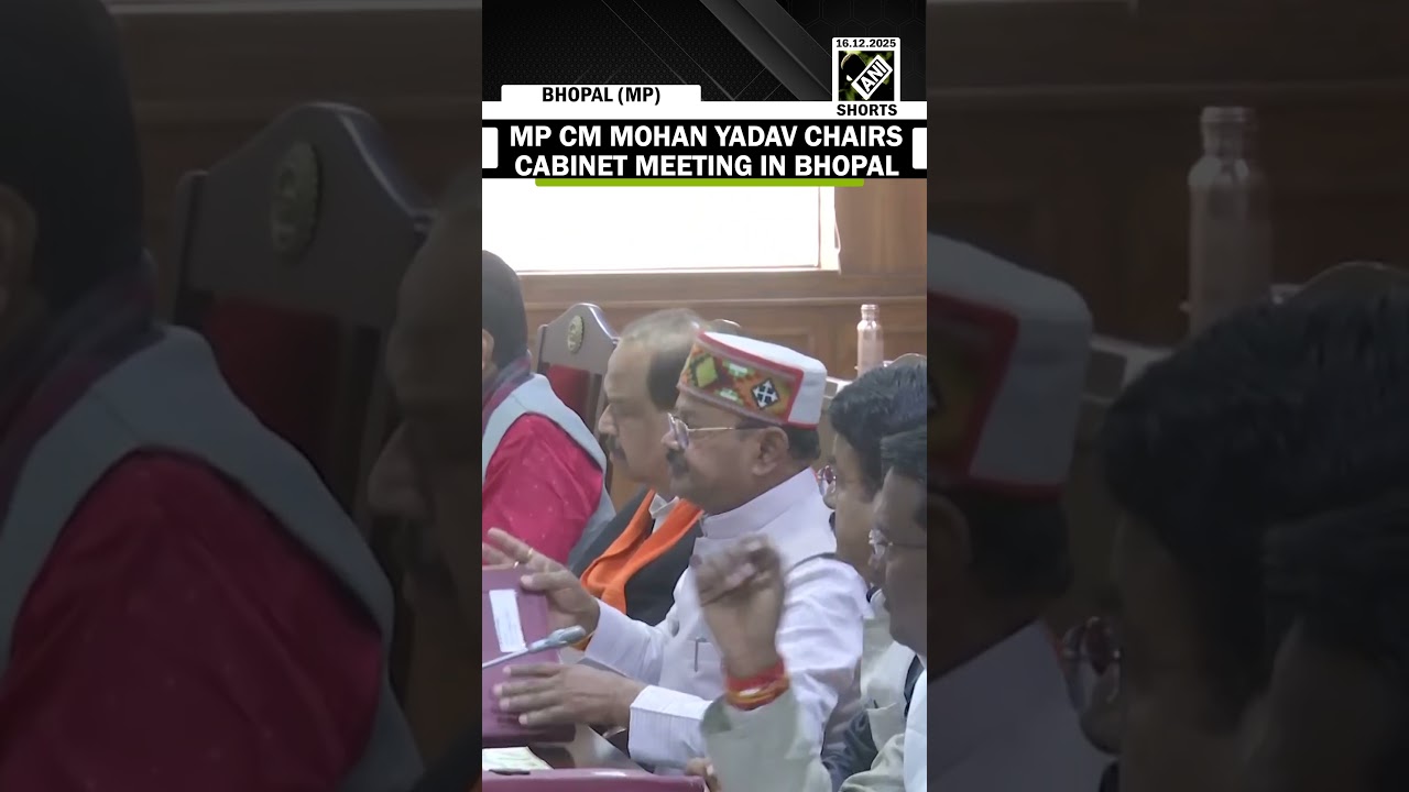 Madhya Pradesh Chief Minister Mohan Yadav chairs cabinet meeting in Bhopal