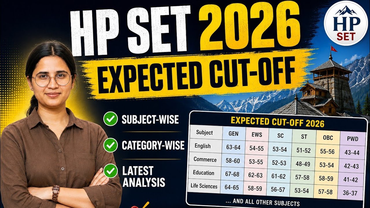 HP SET 2026 Expected Cut Off | Subject-Wise & Category-Wise Analysis 🔥