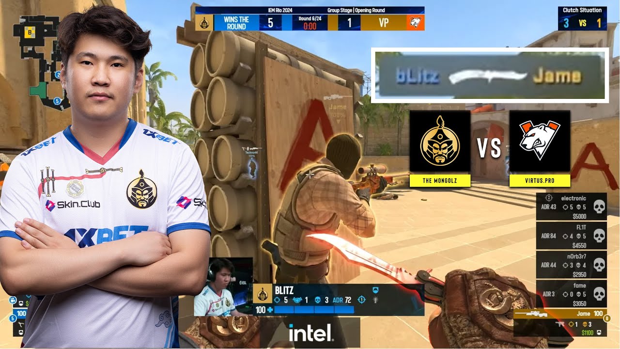 Revenge time - The MongolZ vs Virtus.Pro - IEM Rio 2024 - Highlight