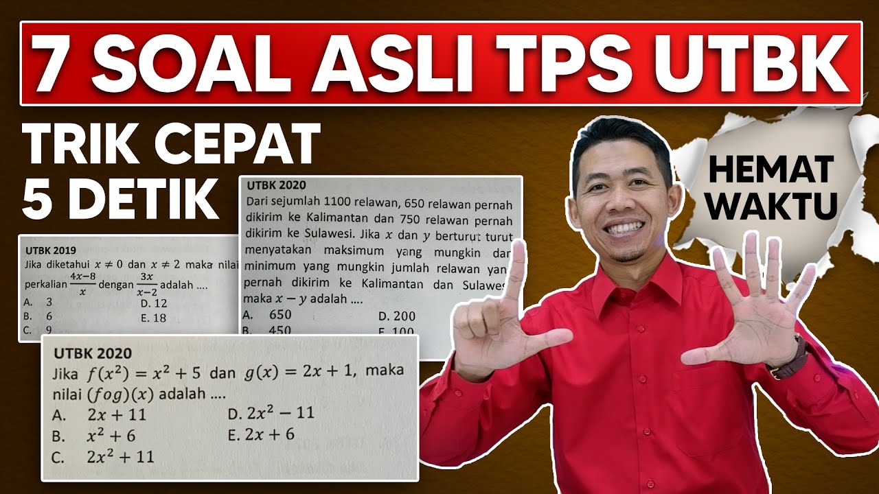 PEMBAHASAN SOAL ASLI TPS UTBK | UTBK 2022