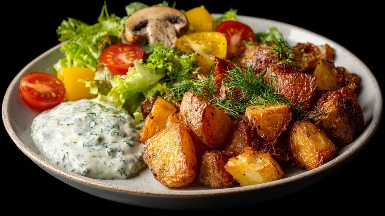 Omas Geheimrezept! Dieses Rezept wird jeden sofort beeindrucken. Mischen Sie Kartoffeln und Gewürze.