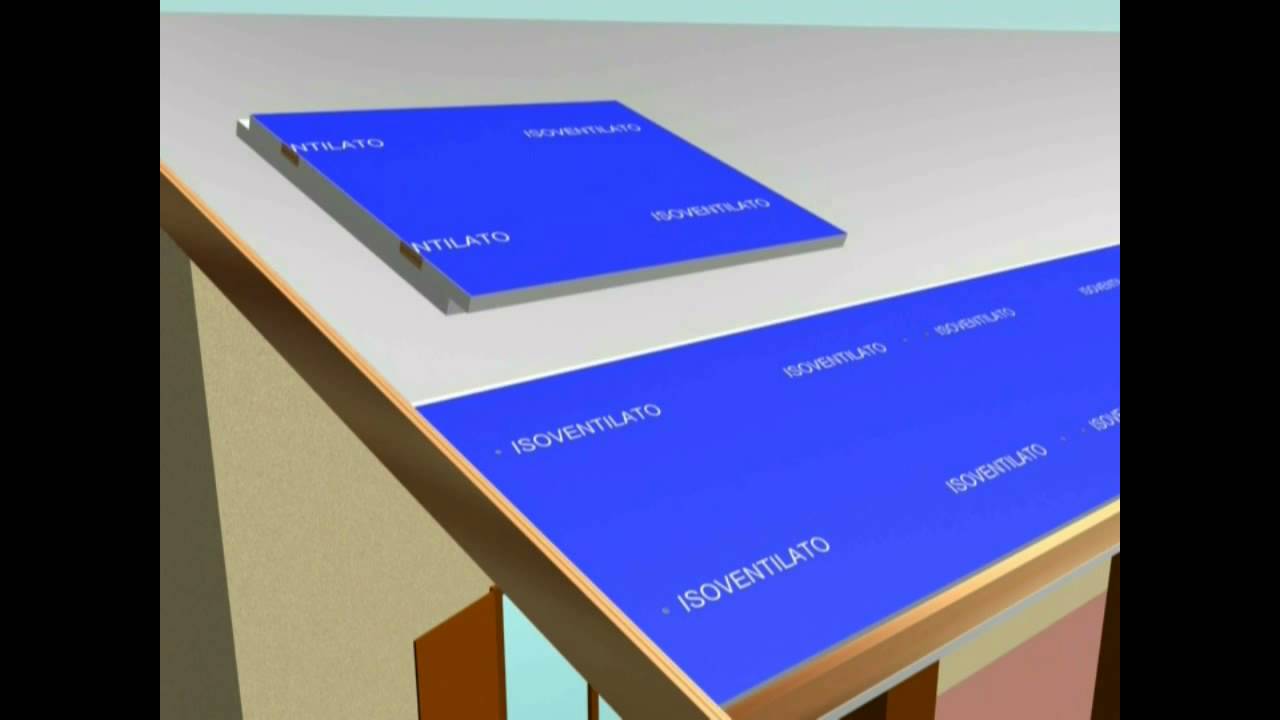 Copertura sottolamiera con sistema Isoventilato