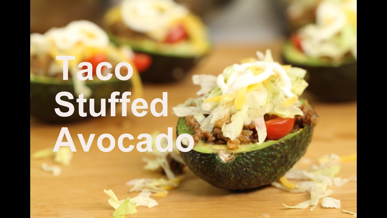 Taco Stuffed Avocado | Rockin Robin Cooks