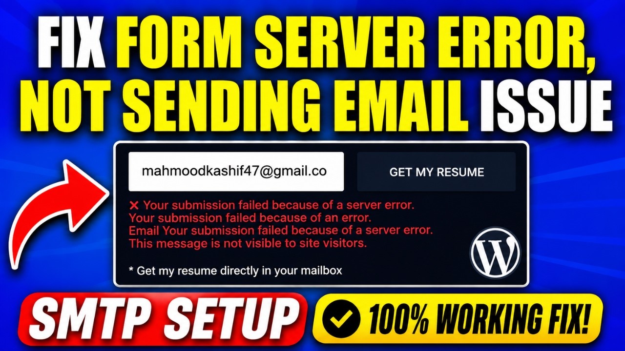 WordPress Form Not Sending Email: How to Fix Elementor Form Server Error | WP Mail SMTP