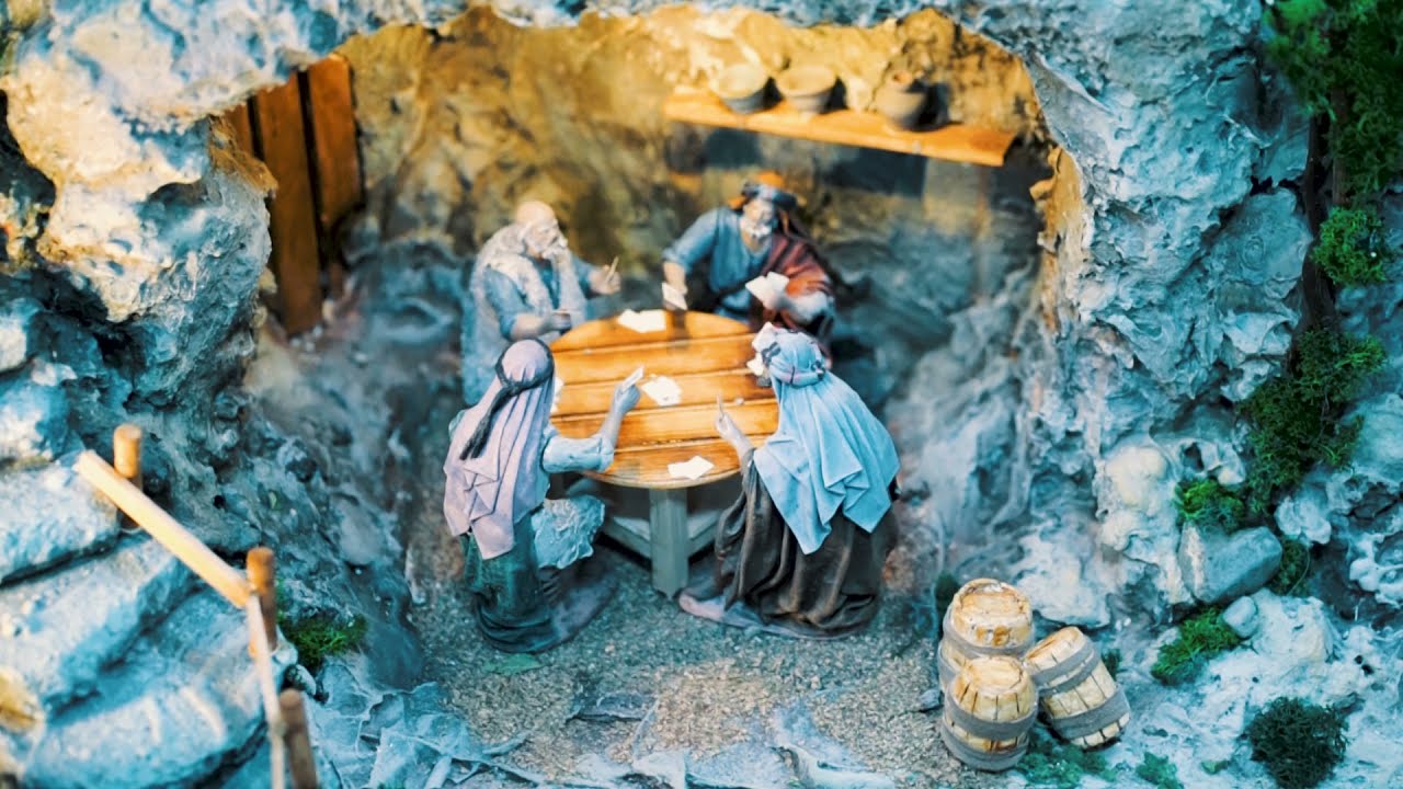 Szopka bożonarodzeniowa - Wikon (Szwajcaria)  - wykonanie a-deco Radom - www.figuryruchome.pl