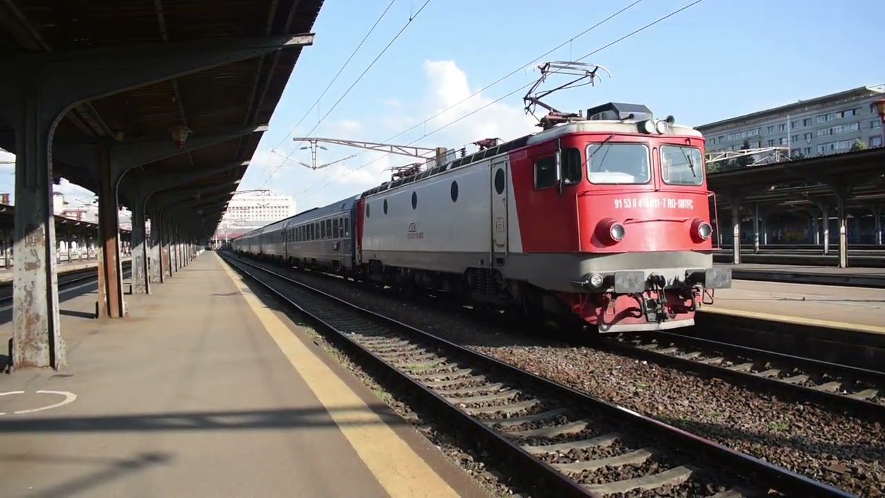 🇷🇴 CFR 410 011-7 | InterRegio Night IRN 1741 | station București Nord 02.07.2023