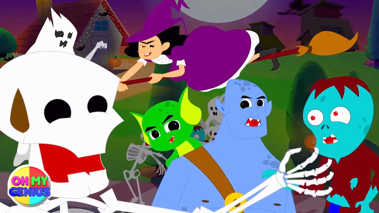 Happy Halloween | Halloween Songs For Children | Spooky Cartoons For Children | Kids Rhyme