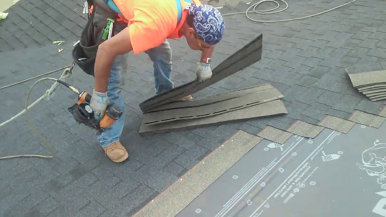 Very fast roofer 4:30 min square full safety and bags