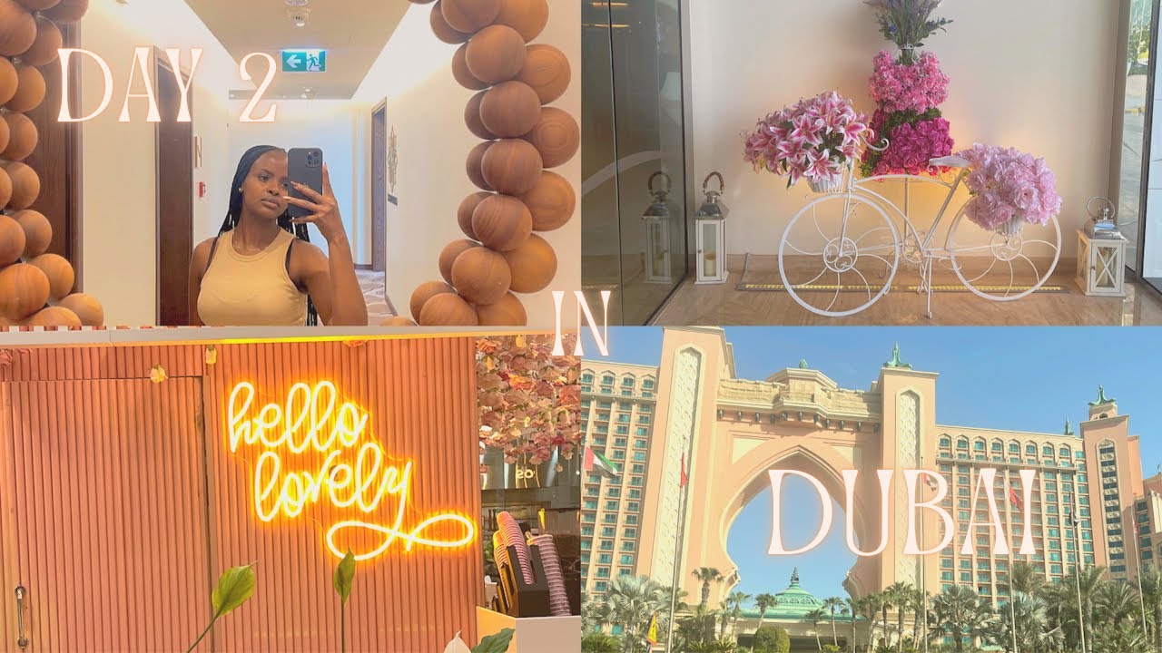 Dubai Vlog Day 2 ✨ Changing Hotels , Stayed at The Retreat Palm Dubai ,Hotel Tour💕