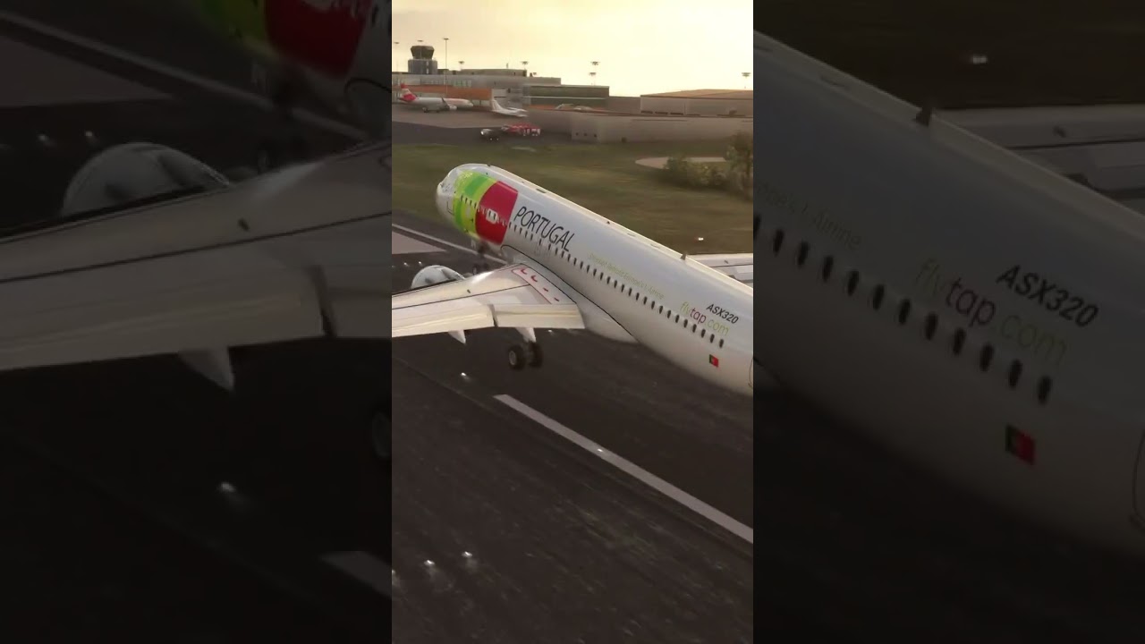 A320one TAP Air Portugal__#aviation#airbuslover#planelover#airplane #landing #fly