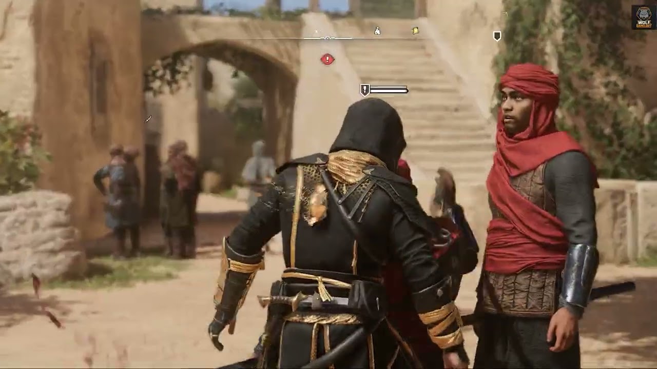 Assassin's Creed Mirage : Bagdad Free Roam in Dahabi Master Assassin Outfit in High action Combat