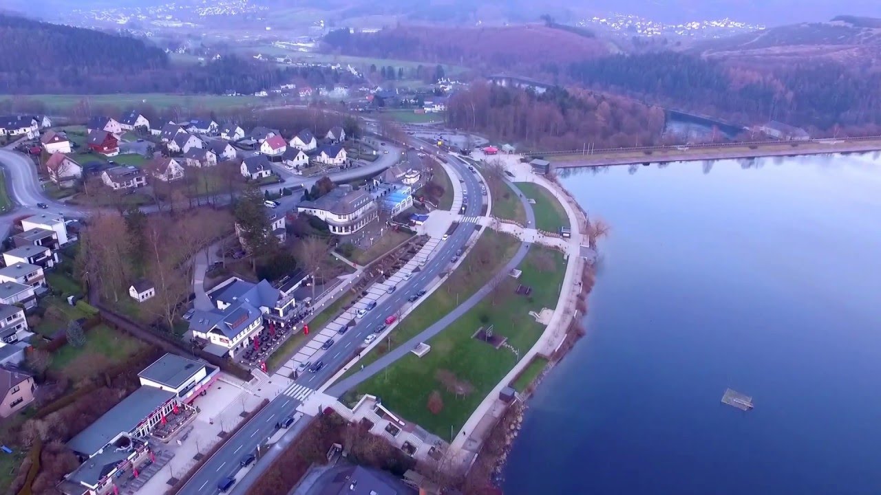 DJI Phantom 3 - Sundern-Langscheid Sorpesee Promenade - Sauerland - Rundflug 01
