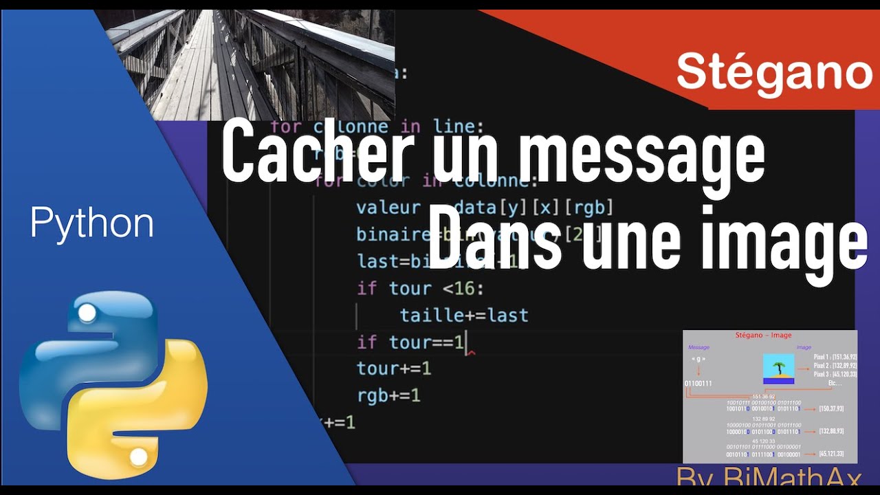 Python -- Script de St&eacute;ganographie -- Bimathax
