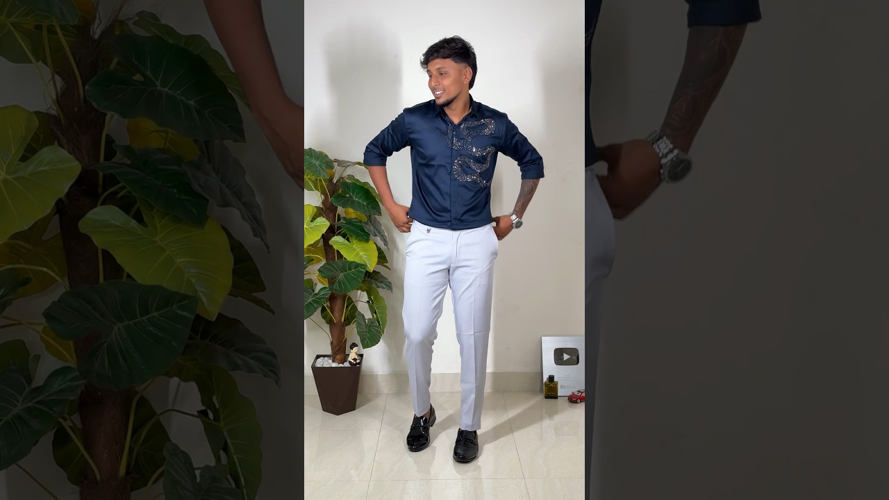 Reception outfit with designer shirts🚀✨😍comment&ldquo;shop&rdquo;on my Instagram reel to get link #reception