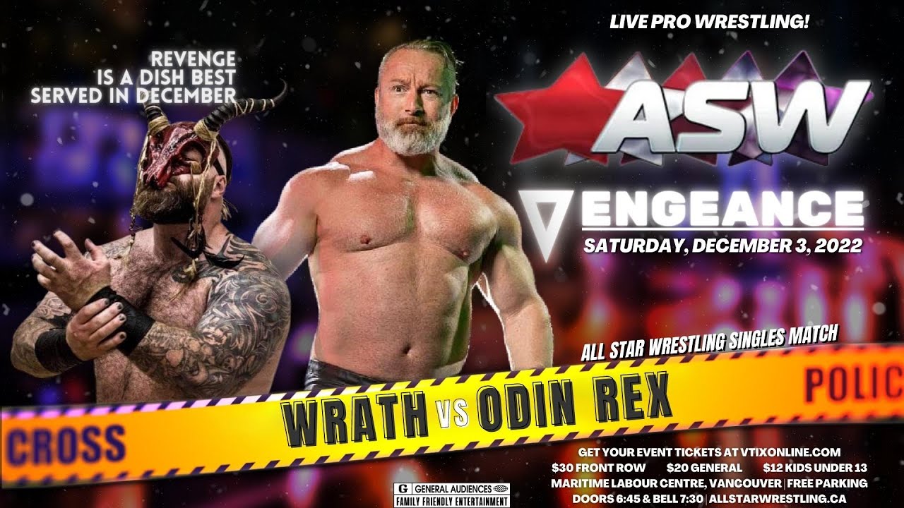 Wrath vs. Odin Rex | 2022.12.03 | All Star Wrestling