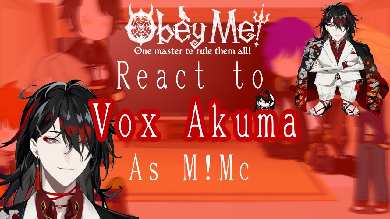 Obey Me React To Vox Akuma As M!Mc (English/🇺🇸) (GCRV) (requested)