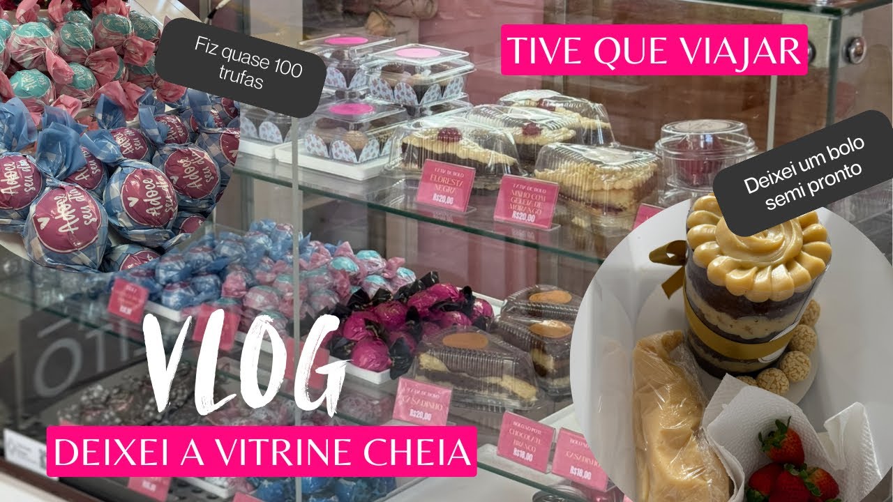 Viajei e tive que deixar um bolo semi montado, fiz muitas trufas 💖
