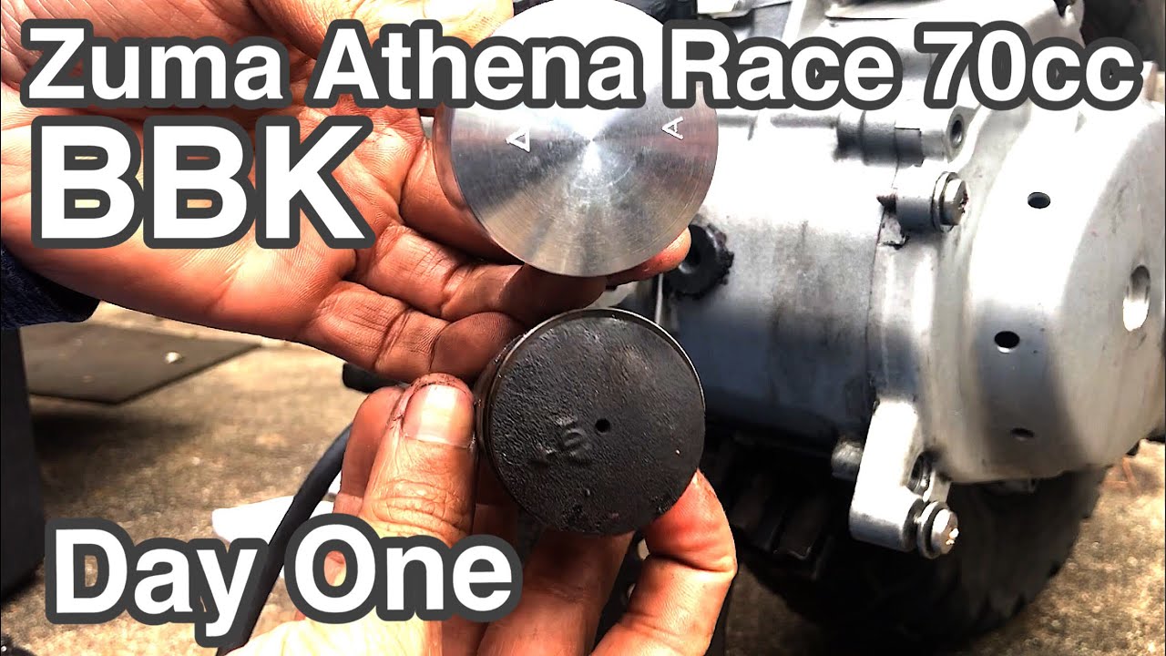 Zuma Athena Race 70cc BBK install : Day One building the motor