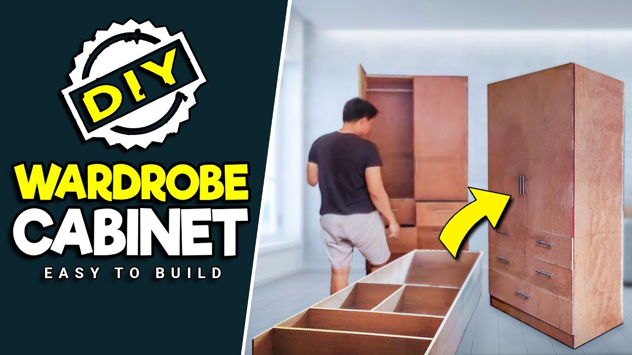 DIY Wardrobe Cabinet: How to Make a Wardrobe in Plywood