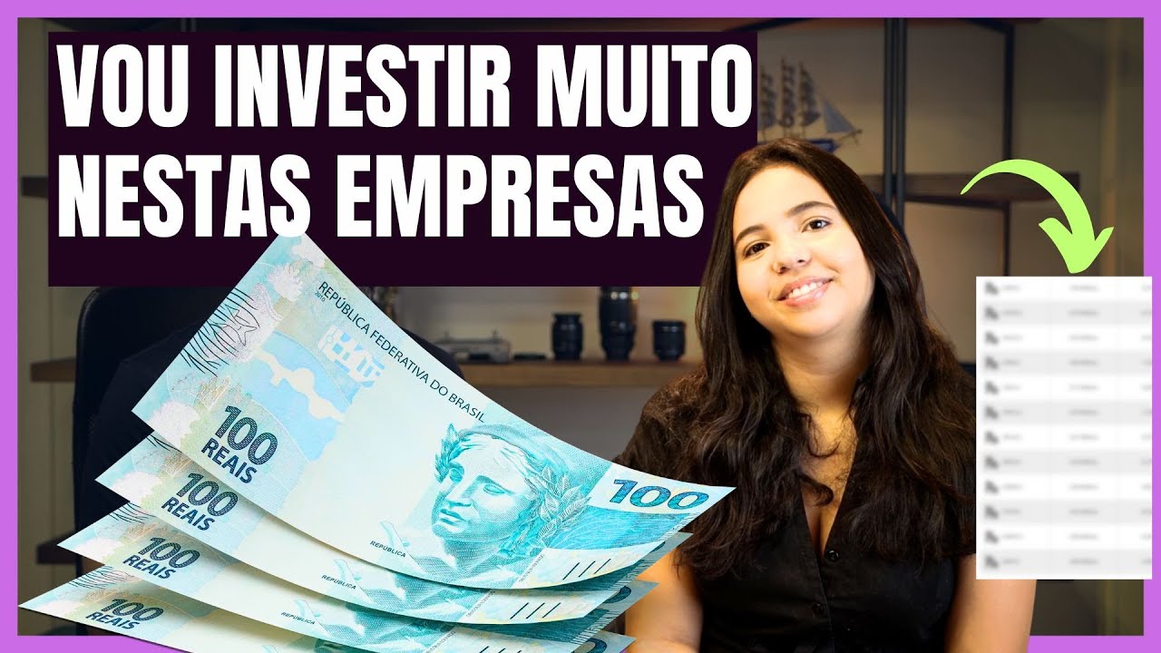 A BRUNA RESOLVEU INVESTIR MAIS DE R$ 3.000 REAIS NESTAS AÇÕES , PARA DIVIDENDOS E VALORIZAÇÃO