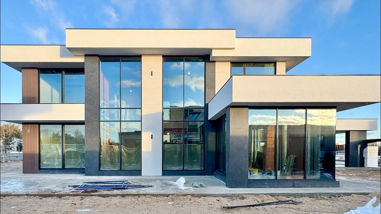 Интелео остекление Schuco (Шуко) 6 загородных домов в МО Тимошкино КП Райт Хиллс