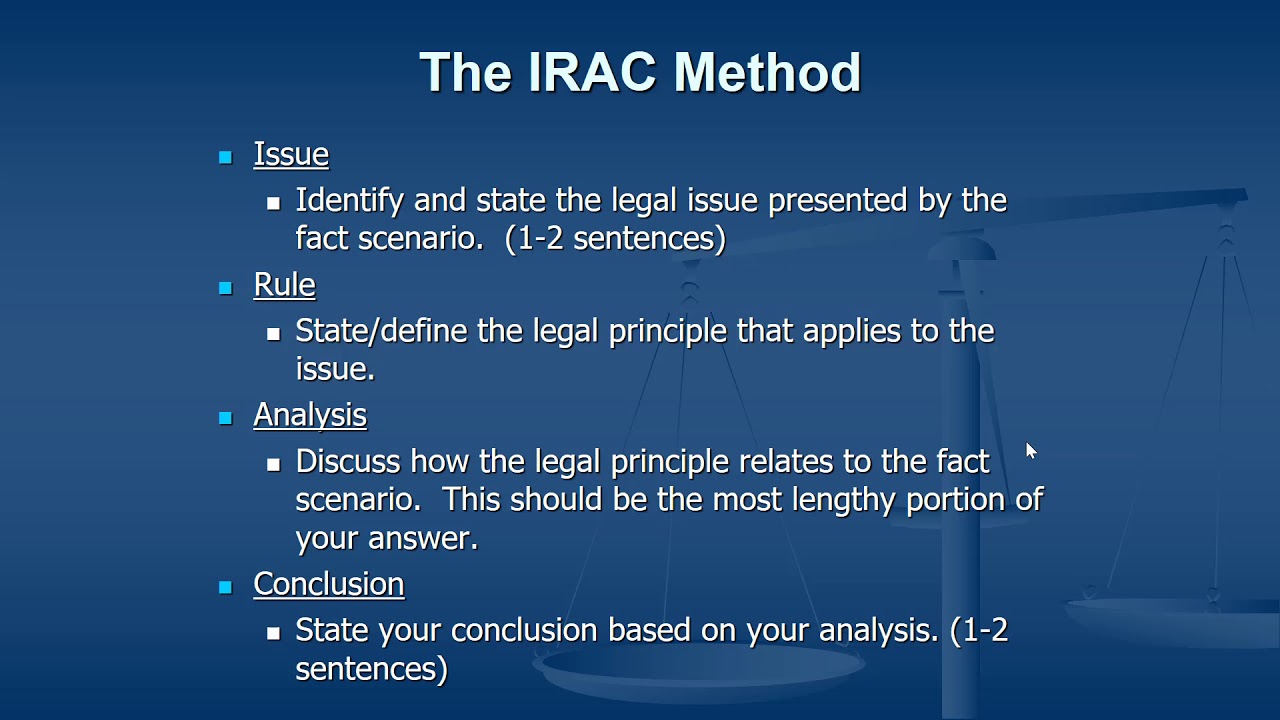 IRAC Explained