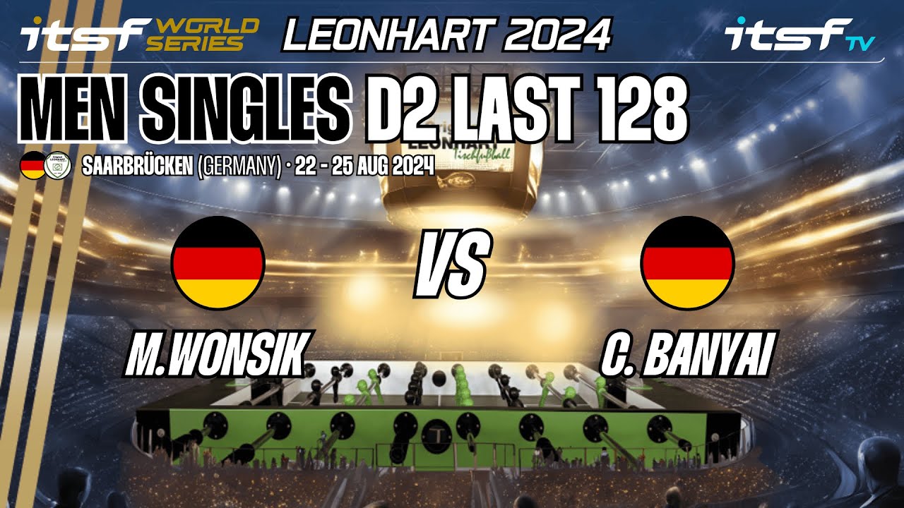 M. Wonsik vs C. Banyai - Men Singles - Last 128 - ITSF World Series Leonhart 2024