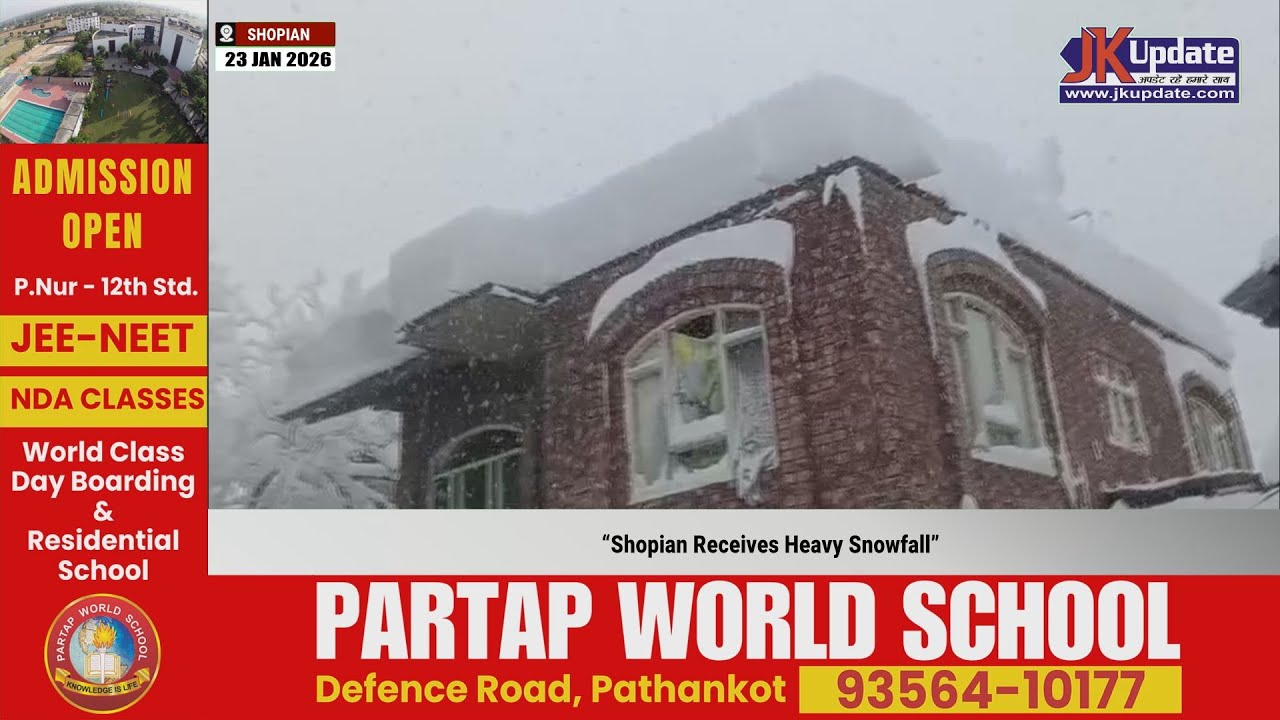 &ldquo;Shopian Receives Heavy Snowfall&rdquo;