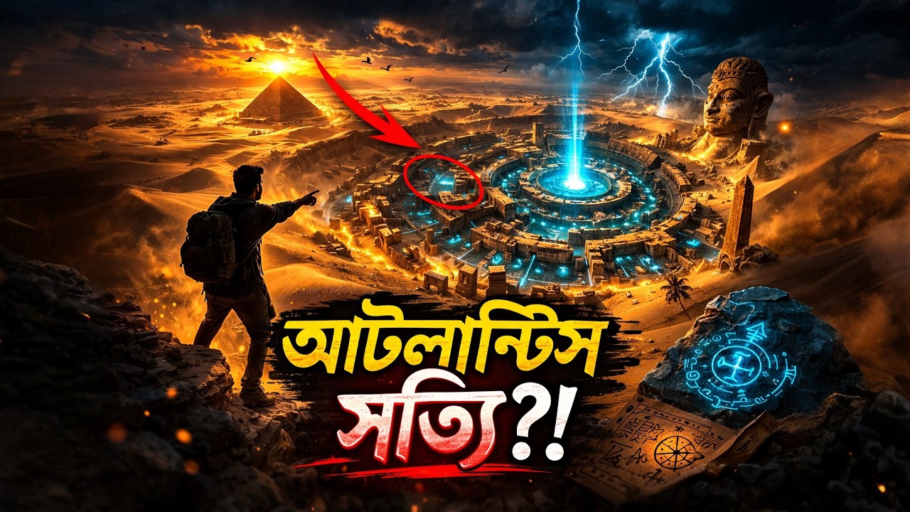 সাহারায় মিলল আটলান্টিস? ১০,০০০ বছরের রহস্য ফাঁস  Atlantis Mystery