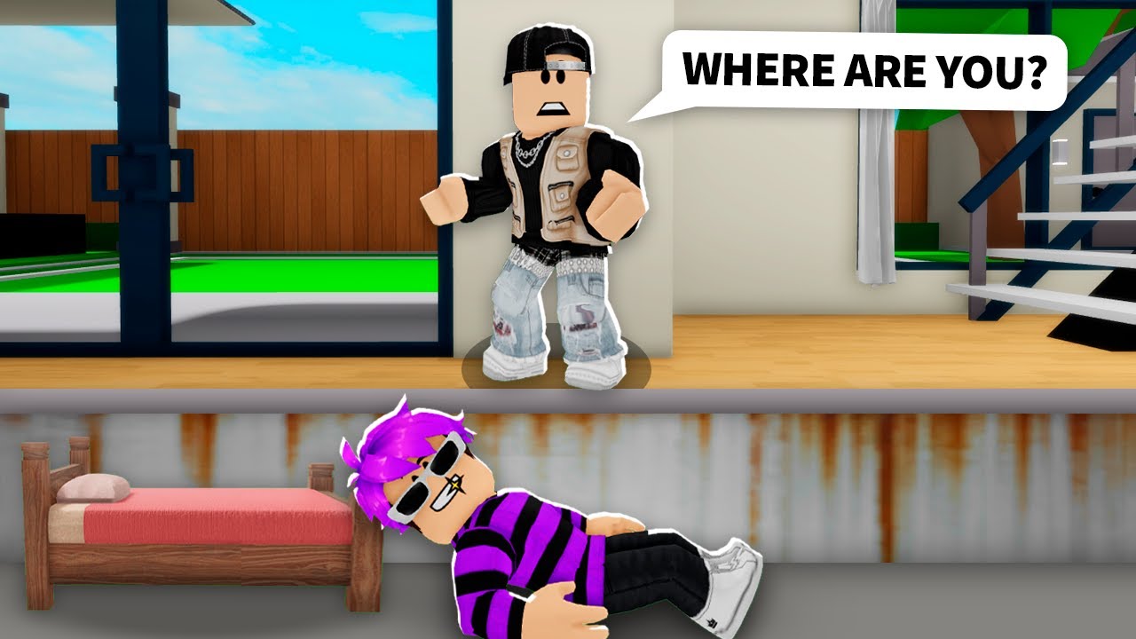 I HID INSIDE PEOPLE'S HOUSE for 24 HOURS Brookhaven
