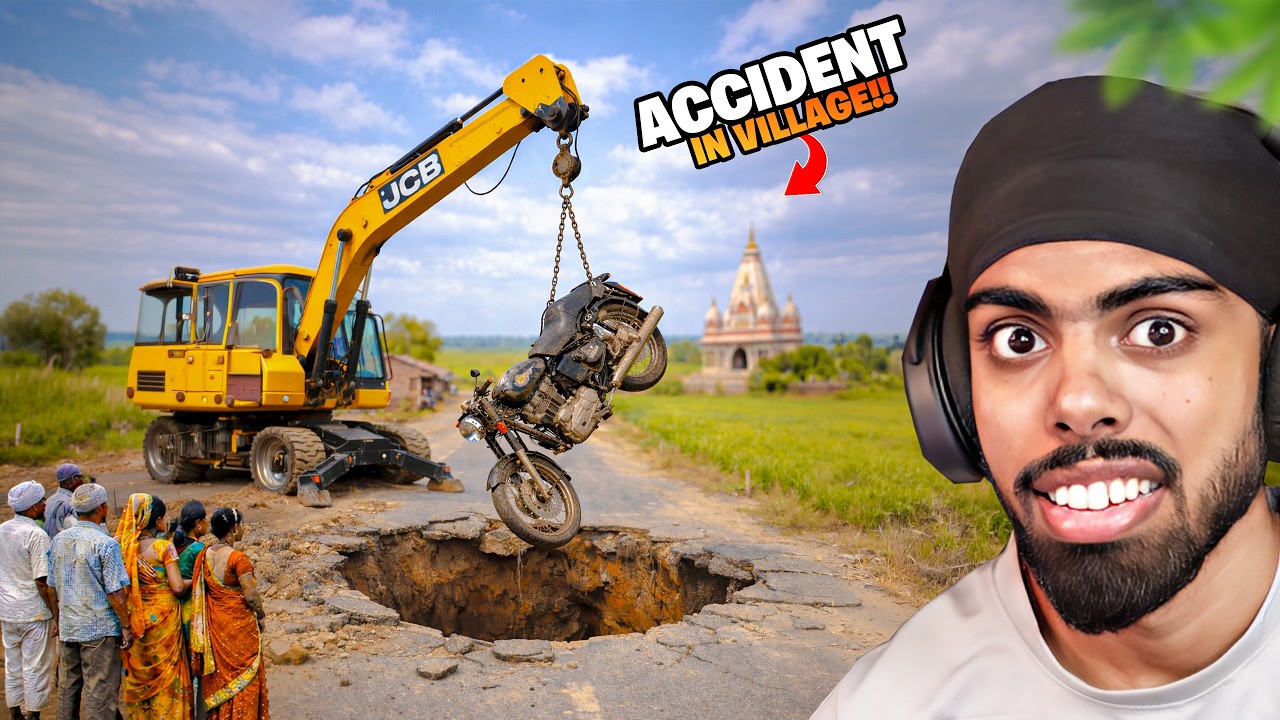 CRAZY ACCIDENT IN MY INDIAN VILLAGE...